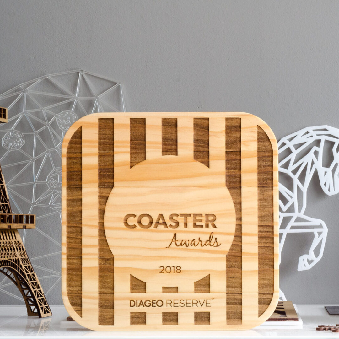 Trofeos Coaster Awards DIAGEO 2018