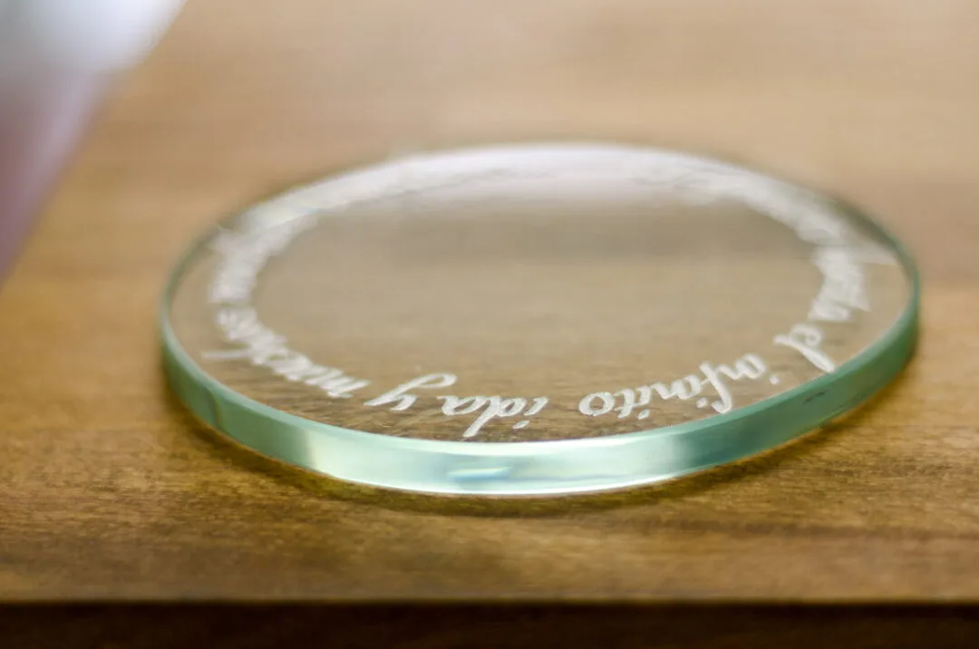 Grabado sobre vidrio