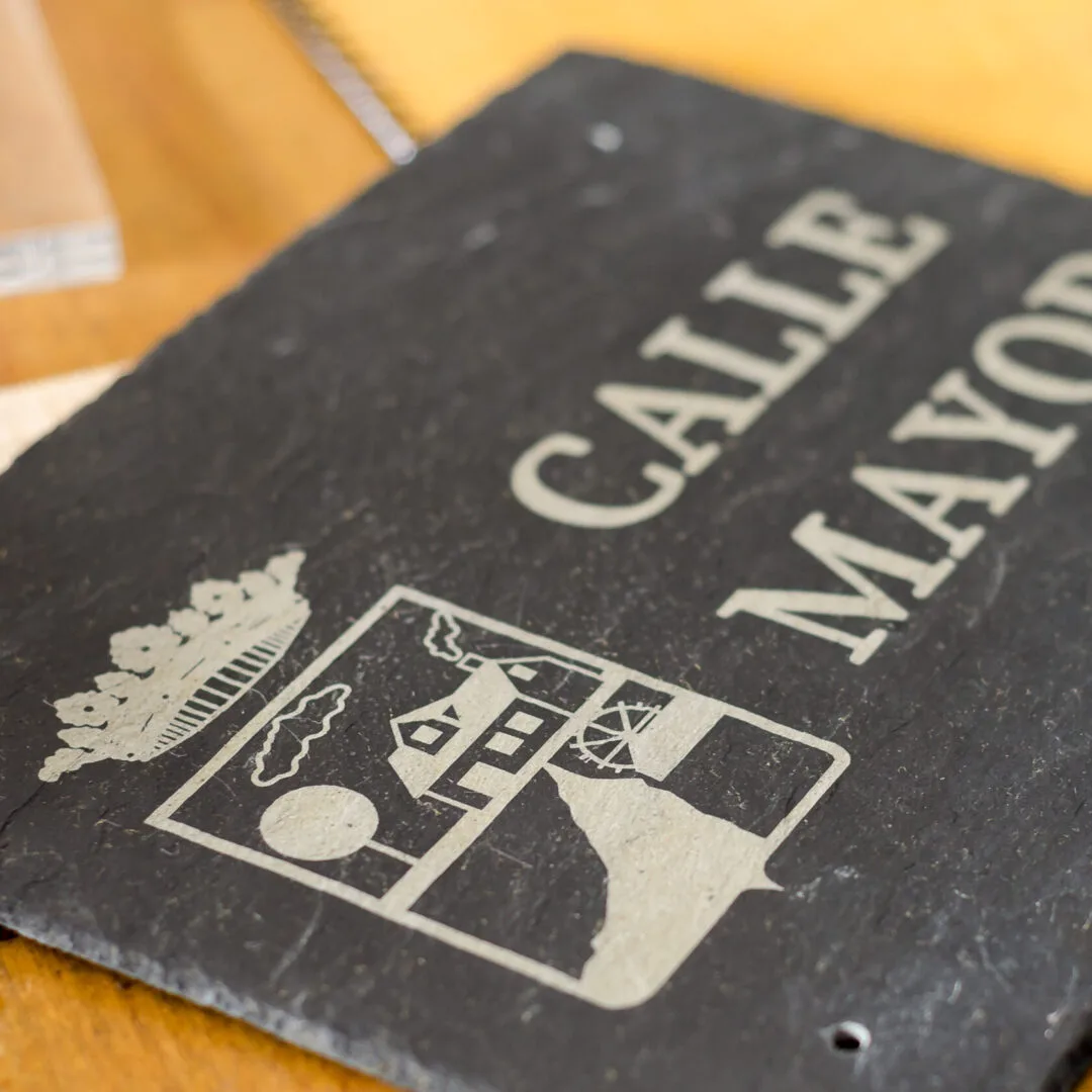 Placa calle en Pizarra