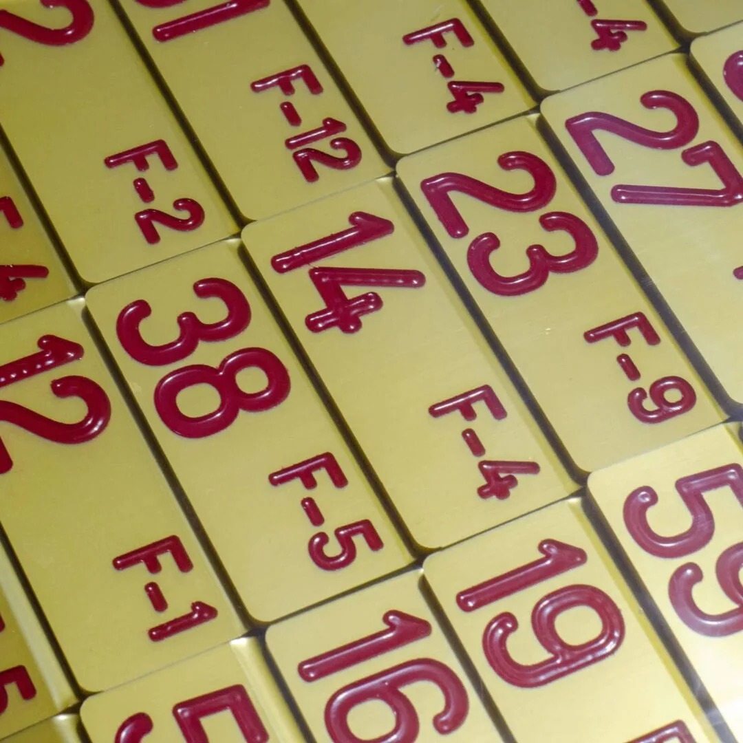 Señalética para butacas del AUDITORIO NACIONAL