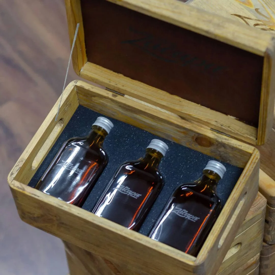 Caja de presentación para Ron Zacapa