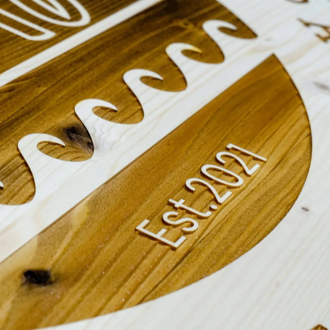 Rótulo para bar COAST BAR