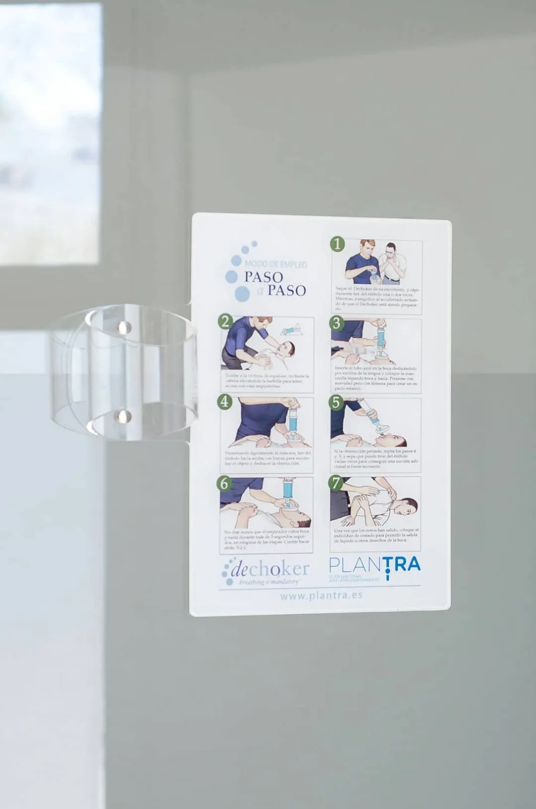 Display para dispositivo médico DECHOCKER