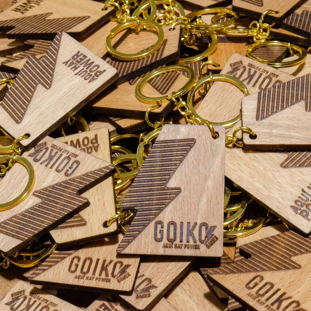 Llaveros evento corporativo GOIKO