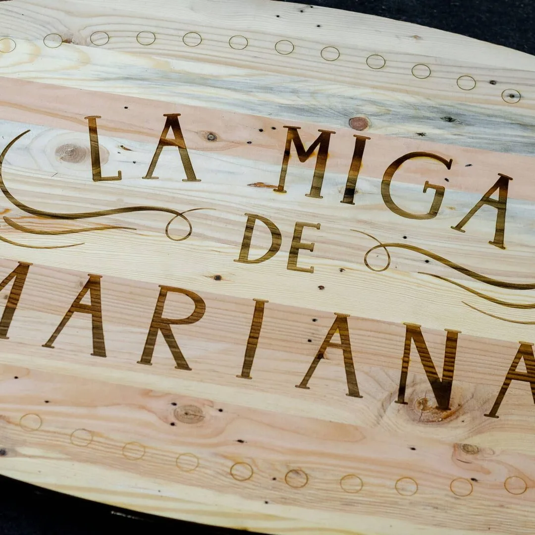 Rótulo para local LA MIGA DE MARIANA