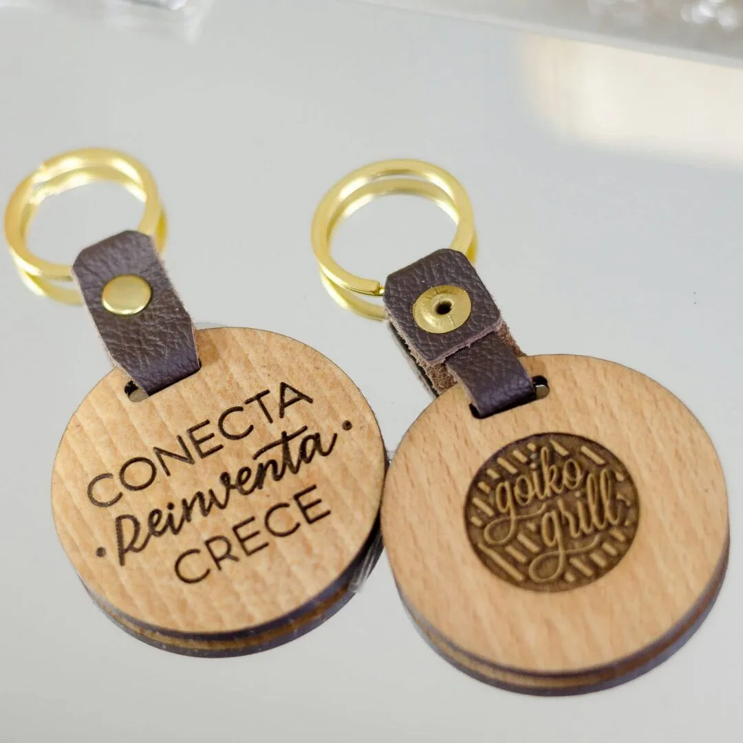 Llaveros evento corporativo GOIKO