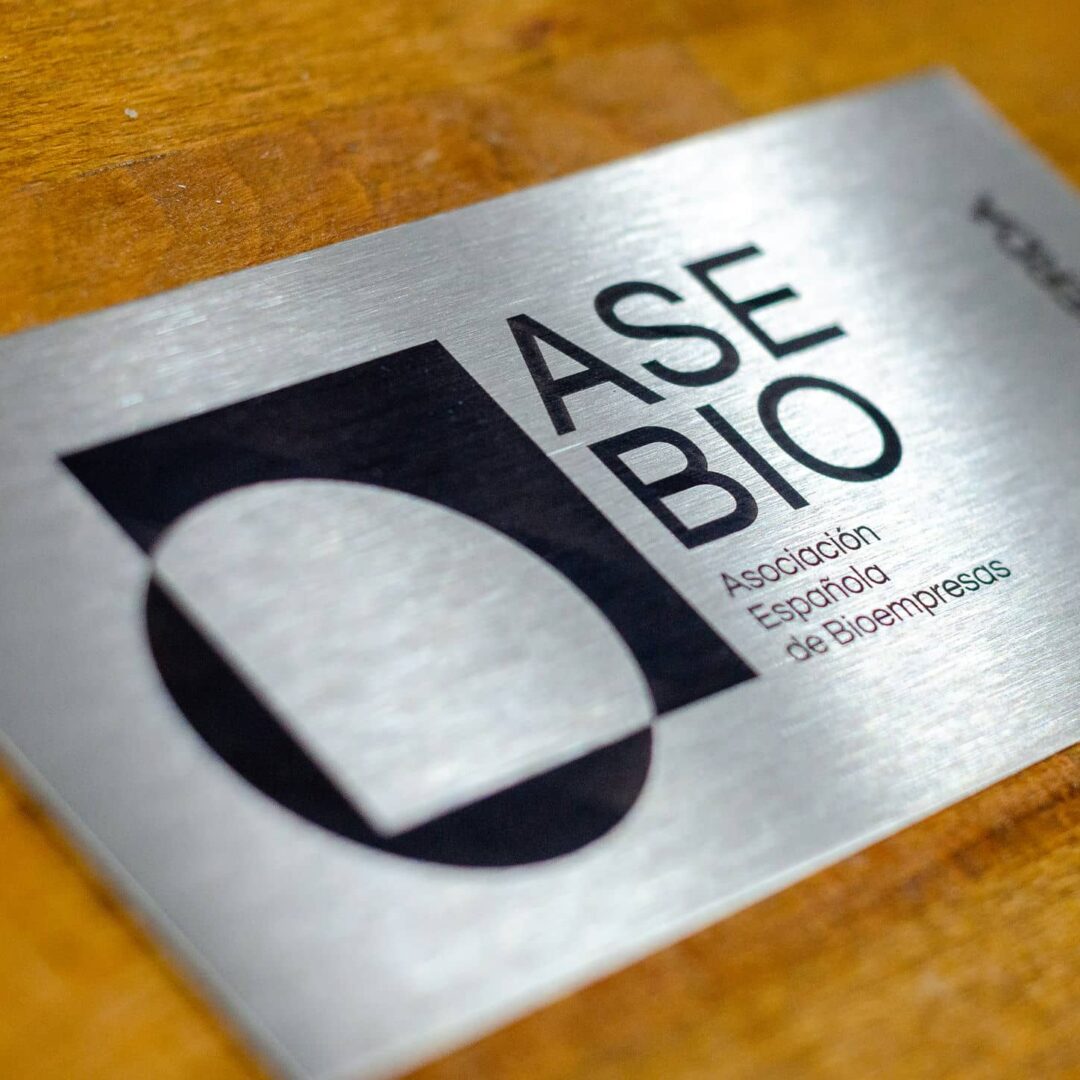 Marcado de placa de acero para ASE BIO