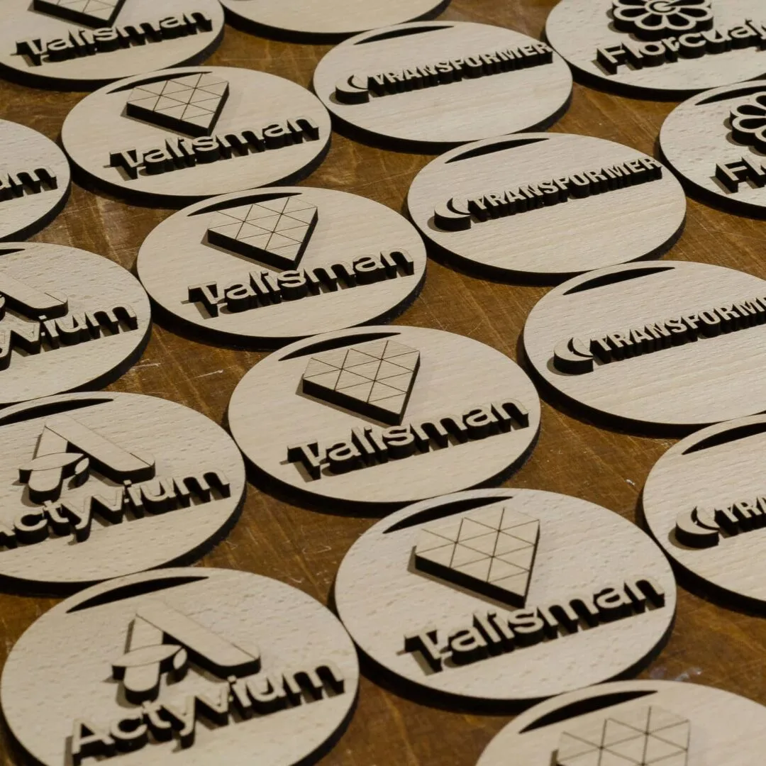 Medallas personalizadas para evento corporativo de TRADECORP