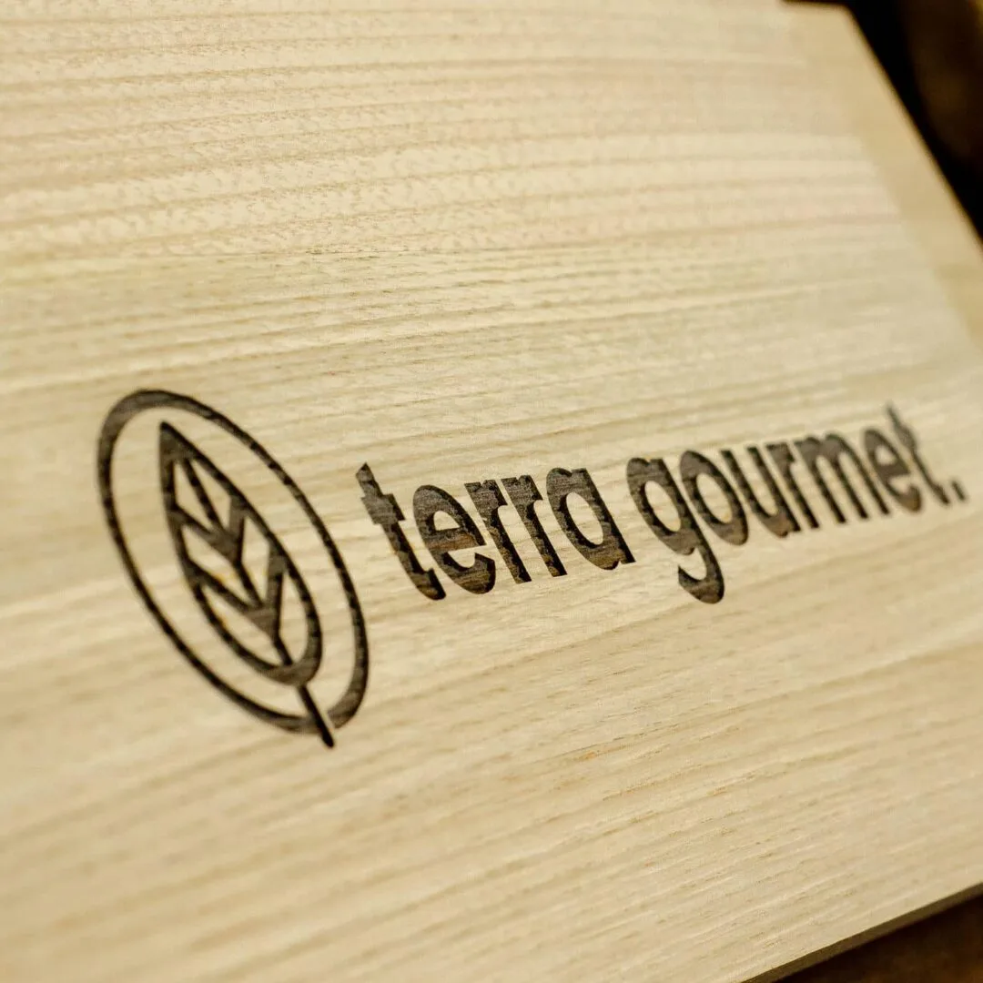 Personalización de elementos de display para empresa TERRA GOURMET