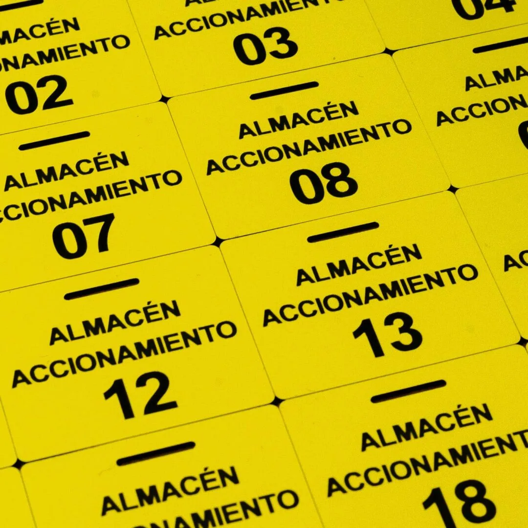 Chapas identificativas para METRO DE MADRID