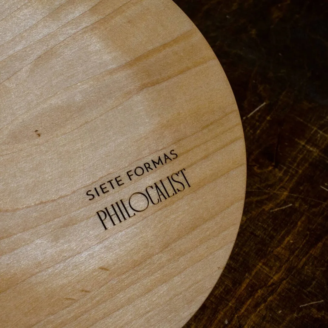 Grabado de piezas de madera para SIETE FORMAS