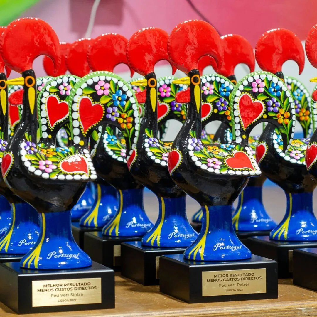 Chapas para trofeos de FEUVERT