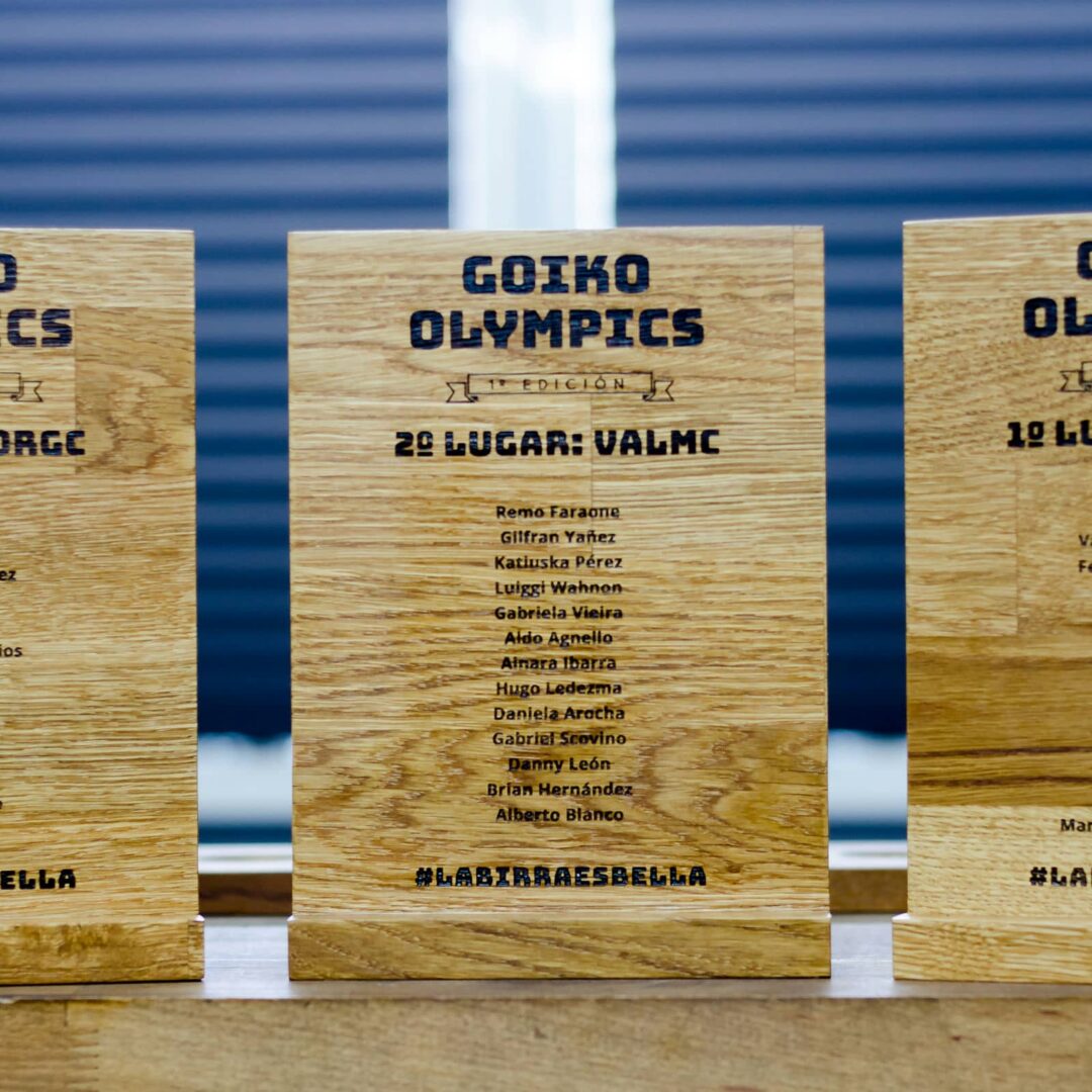 Trofeos corporativos para GOIKO