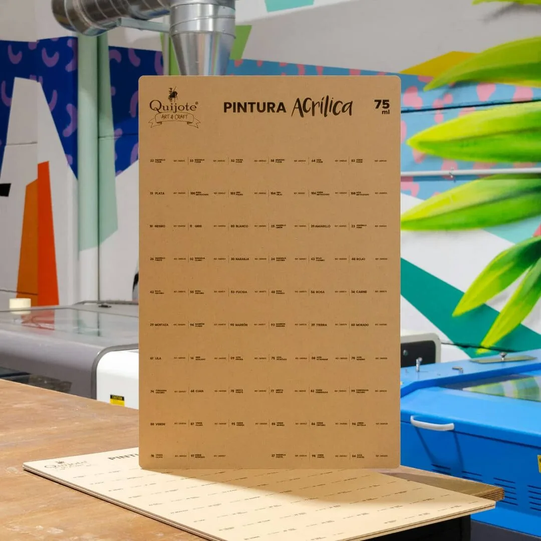 Expositores para muestrario de pinturas de QUIJOTE